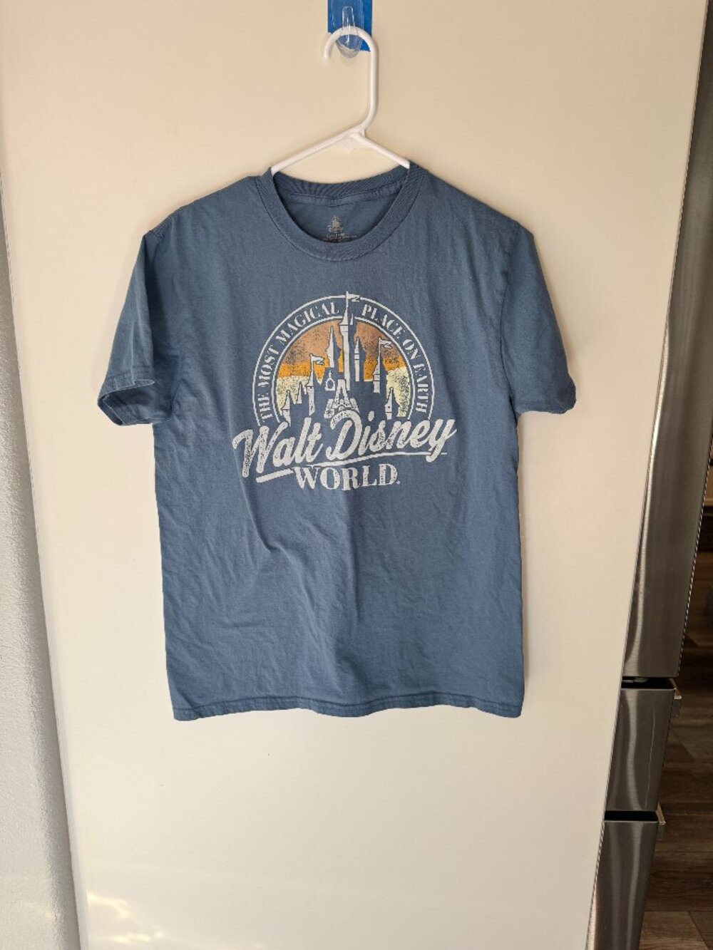 Disney Parks Walt Disney World The Most Magical Place On Earth T-Shirt Slate Blu
